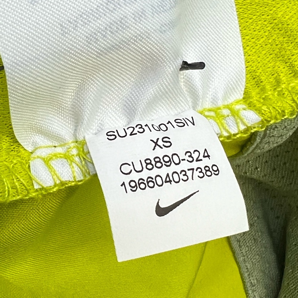 Nike Women's Dri-fit Tempo Track 3.5 Shorts in Bright Cactus Size: XS - NWT - Picture 8 of 11